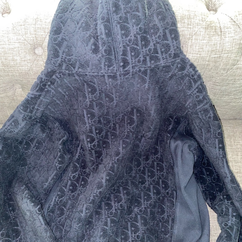 Dior oblique hooded sweatshirt size S